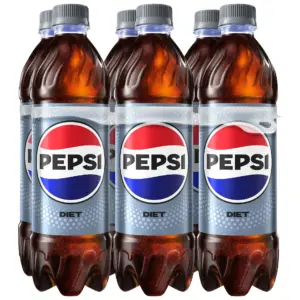 Diet Pepsi Cola Soda Pop | 16.9 fl Ounce | 6 Pack Bottles