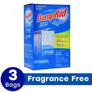 DampRid Hanging Moisture Absorber Mold Inhibitor Fragrance Free | 3 Count