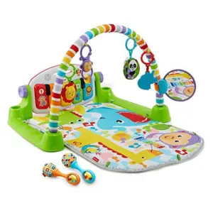 Fisher-Price Deluxe Kick and Play Piano Gym and Maraca