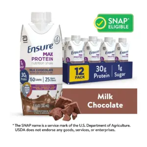 Ensure Max Protein Shake | 30g Protein | Milk Chocolate | 11 fl Ounce | 12 Pack