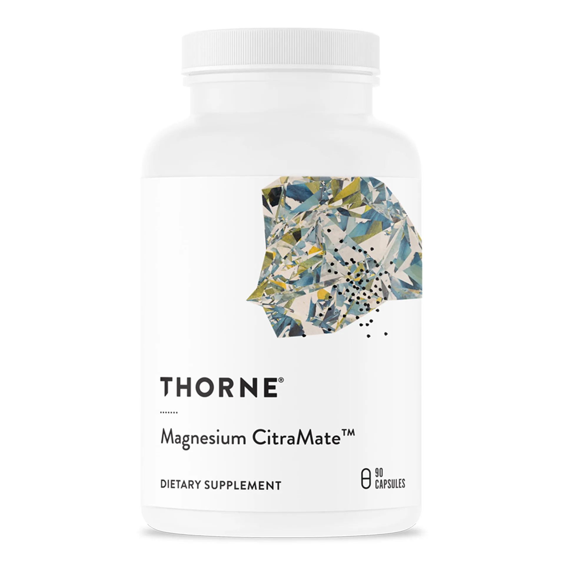 THORNE | Magnesium CitraMate | Magnesium Supplement with Citrate-Malate | Support Heart | Skeletal Muscles | Cardiac | Lung Function | & Bone Density* | Gluten-Free | Dairy-Free | Soy-Free | 90 Capsules