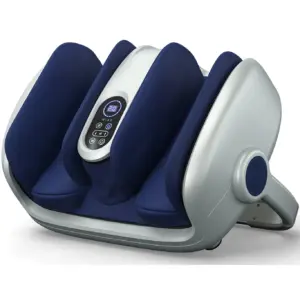 Miko Foot Massager Reflexology Machine with Shiatsu Massage Settings | Vibration | Kneading | Heat & Adjustable Bar for Feet | Ankles | Calf | for Plantar Fasciitis | Neuropathy | Tired Muscles