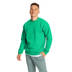 Hanes Men's & Big Men's EcoSmart Fleece Sweatshirt | Sizes S-5XL | Kelly Green | 2XL
