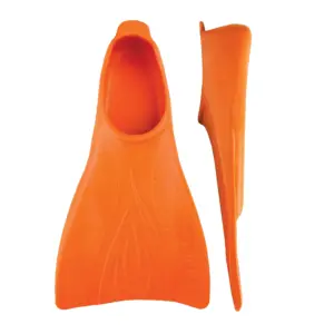 FINIS Booster Fins | High-Quality Swim Fins for Kids Ages 8?11 | Swimming Fins to Improve Body Position & Kicking Technique | High-Quality Pool Accessories & Swim Gear | Orange | Jr 11-1 (Pack of 1)
