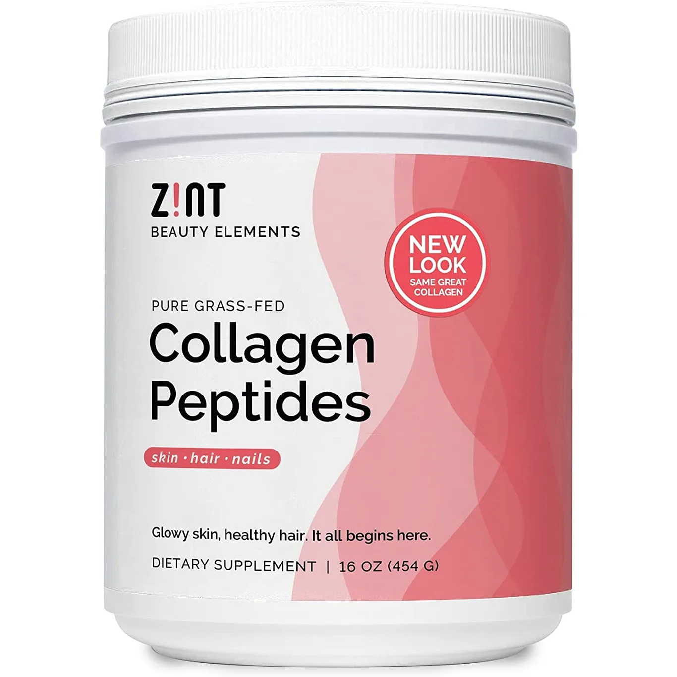 Zint Collagen Peptides Powder Extra Large (32 Ounce): Paleo-Friendly | Keto-Certified | Premium Hydrolyzed Collagen Protein Supplement | 2 lbs (907 g) | 9.20
