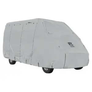 Classic Accessories Over Drive PermaPRO Tall Class B RV Cover | Fits 25'-27' RVs | Class B Plus RVs 25' | 27'L | 128H (Model 4T)