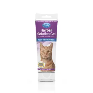 PetAg Hairball Solution Gel Supplement for Cats | 3.5 Ounce