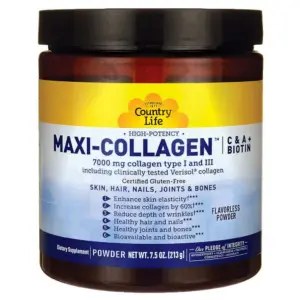 Country Life Maxi-Collagen 7000 7.5 Ounce Pwdr