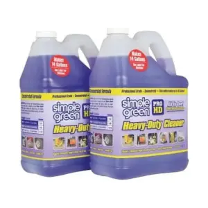 Simple Green Pro HD Heavy-Duty Cleaner and Degreaser Liquid | 2048 fl Ounce (64 quart) | 2 / Carton | Purple