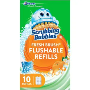 Scrubbing Bubbles Fresh Brush Flushables Refill | Toilet & Toilet Bowl Cleaner
