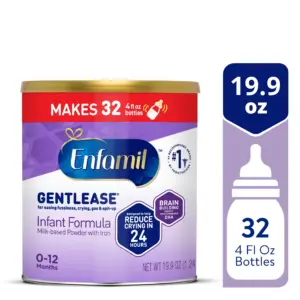 Enfamil Gentlease Powder Baby Formula with Iron | 19.9 Ounce | Single