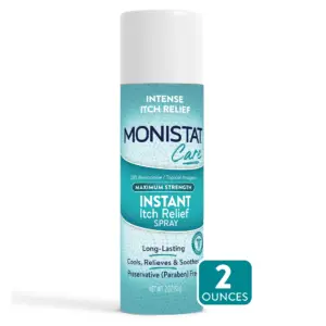 Monistat Instant Itch Relief Spray for Women | Maximum Strength Feminine Itch Care | 2 Ounce | 1