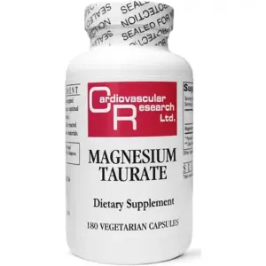 Cardiovascular Research Magnesium Taurate 125 mg | 60 Capsules | Creamy White