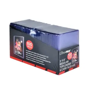 Ultra PRO: Toploader | 3 x 4 (100ct Regular with Card Sleeves)