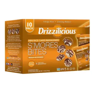 Drizzilicious Mini Rice Cakes | French Toast Flavored Rice Cake Gluten Free Snacks | Rice Crisps 10-Pack