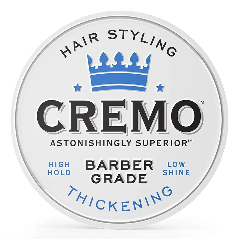 Cremo Premium Barber Grade Hair Styling Shine Pomade | High Hold and Shine | 4 Ounce C29