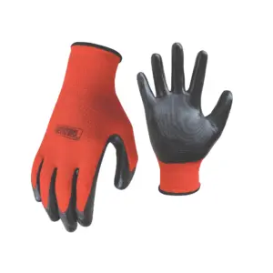 15 Pack Grease Monkey Nitrile Coated Work Gloves Maximum Protection Dexterity (Premium Edition)