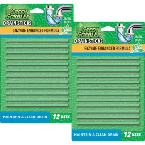 Drain Cleaner and Deodorizer FRESH SCENT Sticks for Toilet Tanks | Sinks | Bathtub Drains | Washing Machine Drains and Garbage Disposals | 24 Pieces