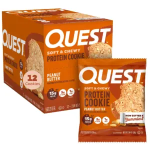 Quest Protein Cookie | Peanut Butter | 15g Protein | 12 Ct