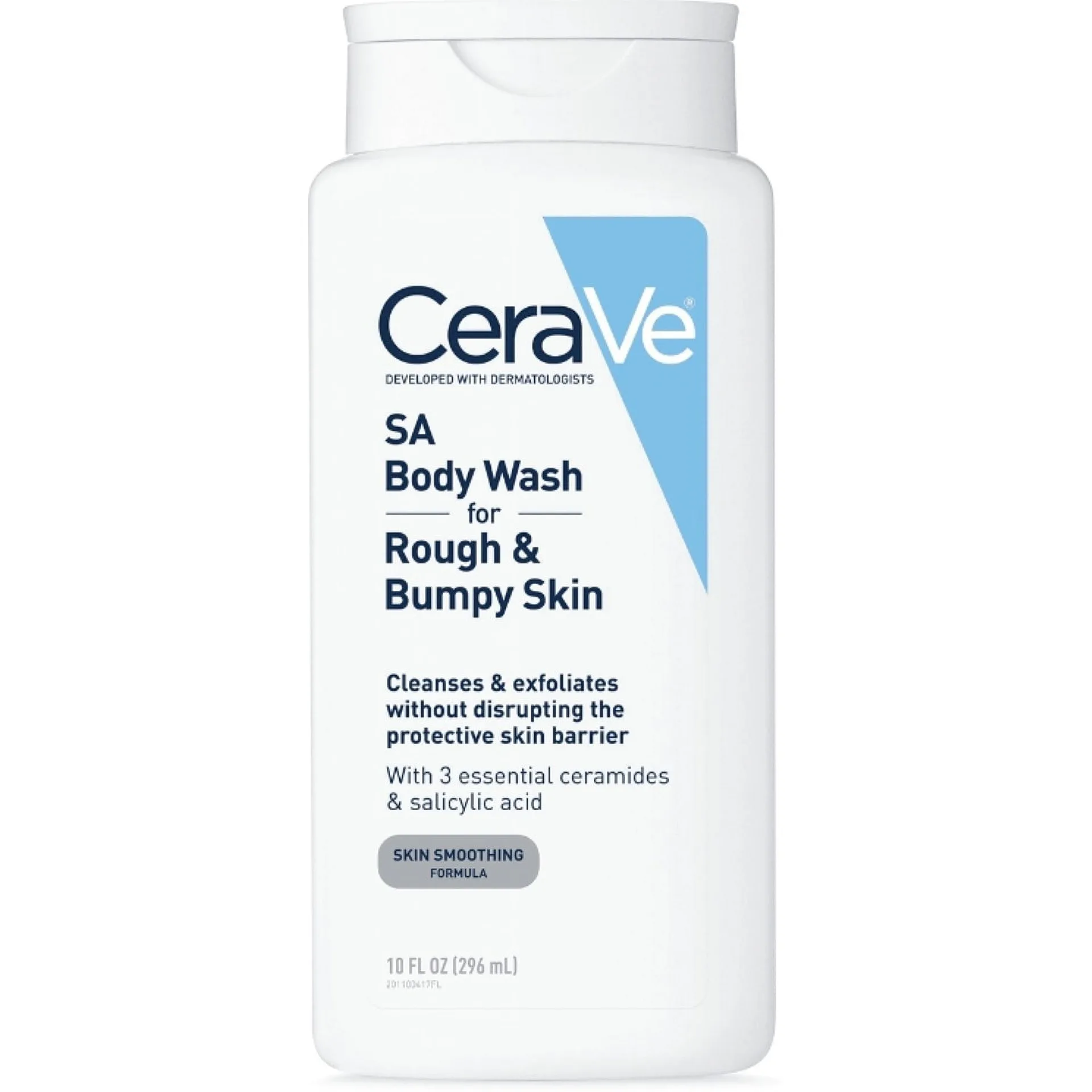CeraVe SA Body Wash For Rough and Bumpy Skin 10 Ounce