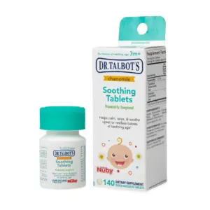 Dr. Talbot's Chamomile Soothing Tablets for Teething Infants | Herbal Supplement | 140 Count