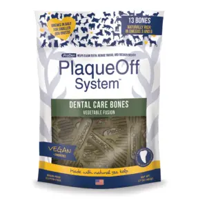 ProDen PlaqueOff System Dental Care Bones with Veggie Flavor for Dogs 17 Ounce