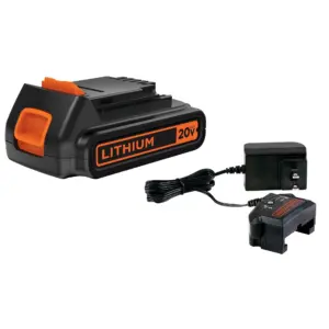 BLACK+DECKER 20V MAX POWERCONNECT 1.5Ah Lithium Ion Battery + Charger | LBXR20CK