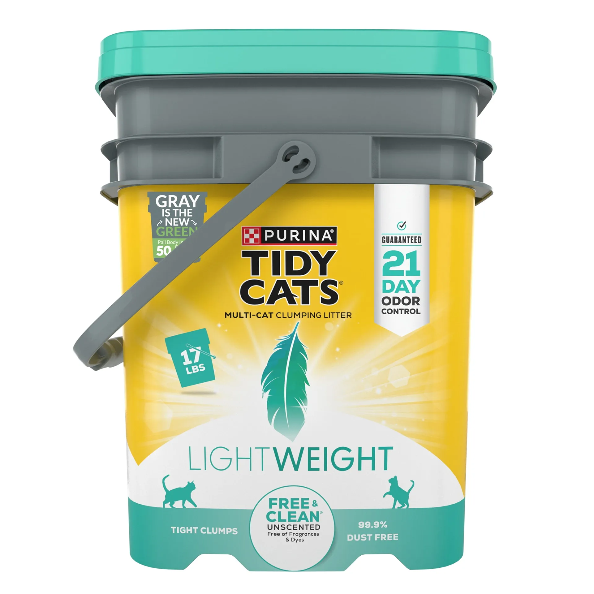 Purina Tidy Cats LightWeight Free & Clean Unscented Clumping Cat Litter