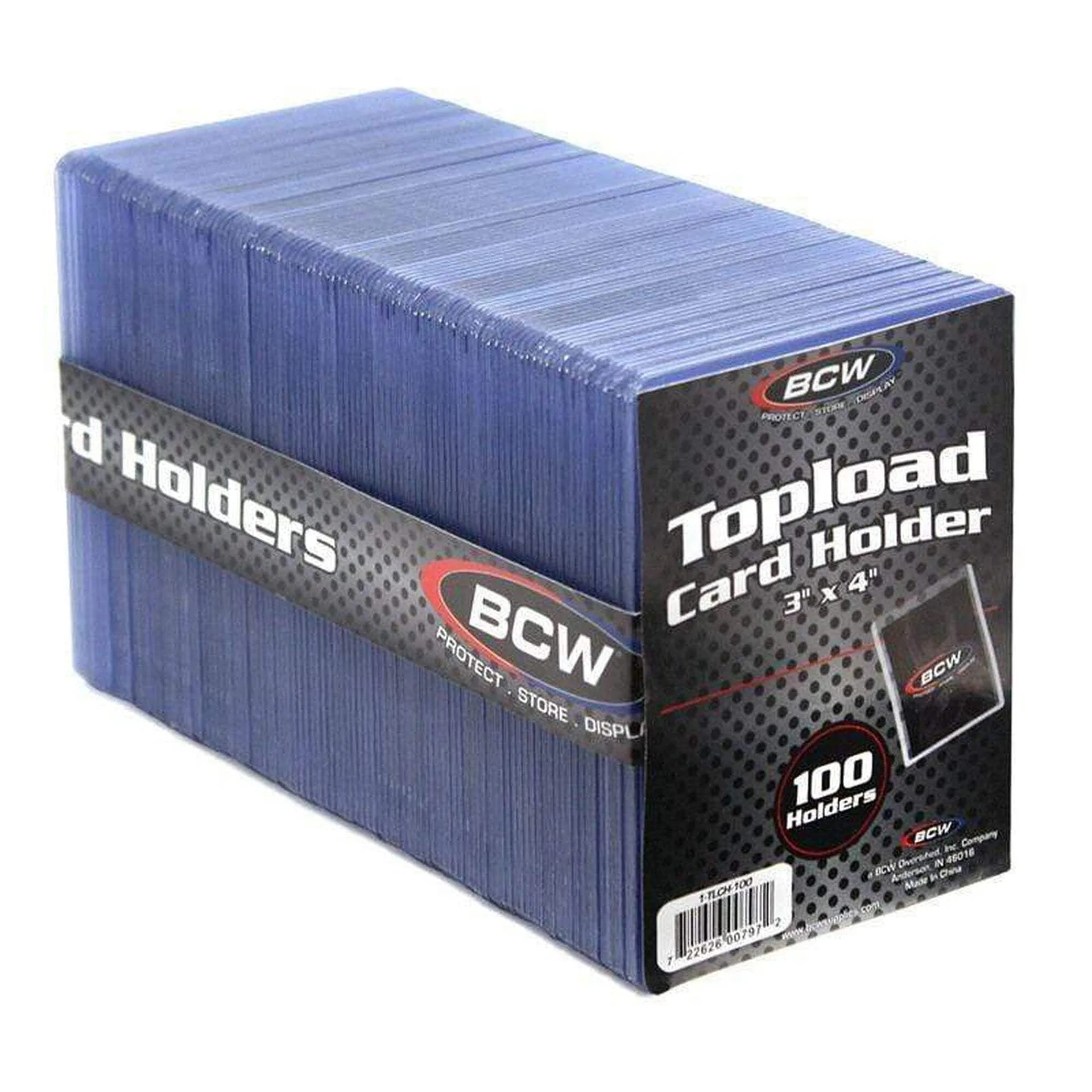 BCW 3X4 TOPLOAD CARD HOLDER | STANDARD (100 CT. PACK)