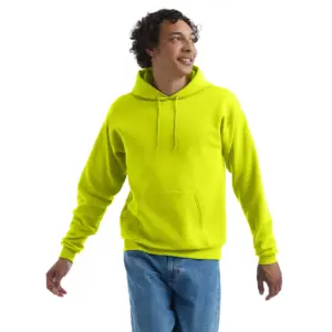 Hanes Men's and Big Men's EcoSmart Fleece Hoodie | Sizes S-5XL | Safety Green | 2XL