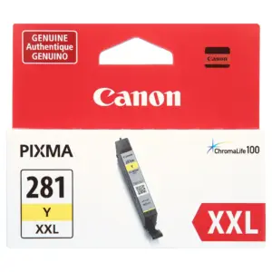 Canon CLI-281 XXL Ink Tank | Yellow | 1 Each (CNMCLI281XXLYW)