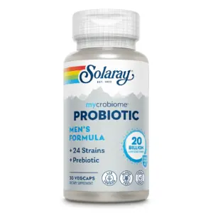 Solaray Bacillus Coagulans Probiotic | Shelf Stable | Full Body Support | 5 Bill. CFUs and Prebiotics | 60 VegCaps | 30 Serv