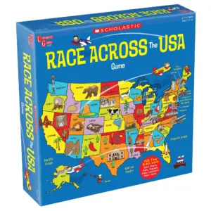 University Games Scholastic Race Across The USA Game | 1