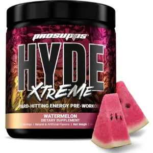 Pro Supps Mr. Hyde NitroX Intense Energy Pre-Workout Powder | What-O-Melon | 30 Servings | Watermelon