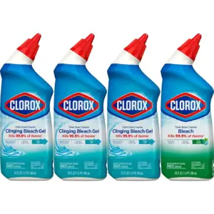 Clorox Toilet Bowl Cleaner with Bleach Variety Pack | 24 Ounces | Pack of 4 Package May Vary