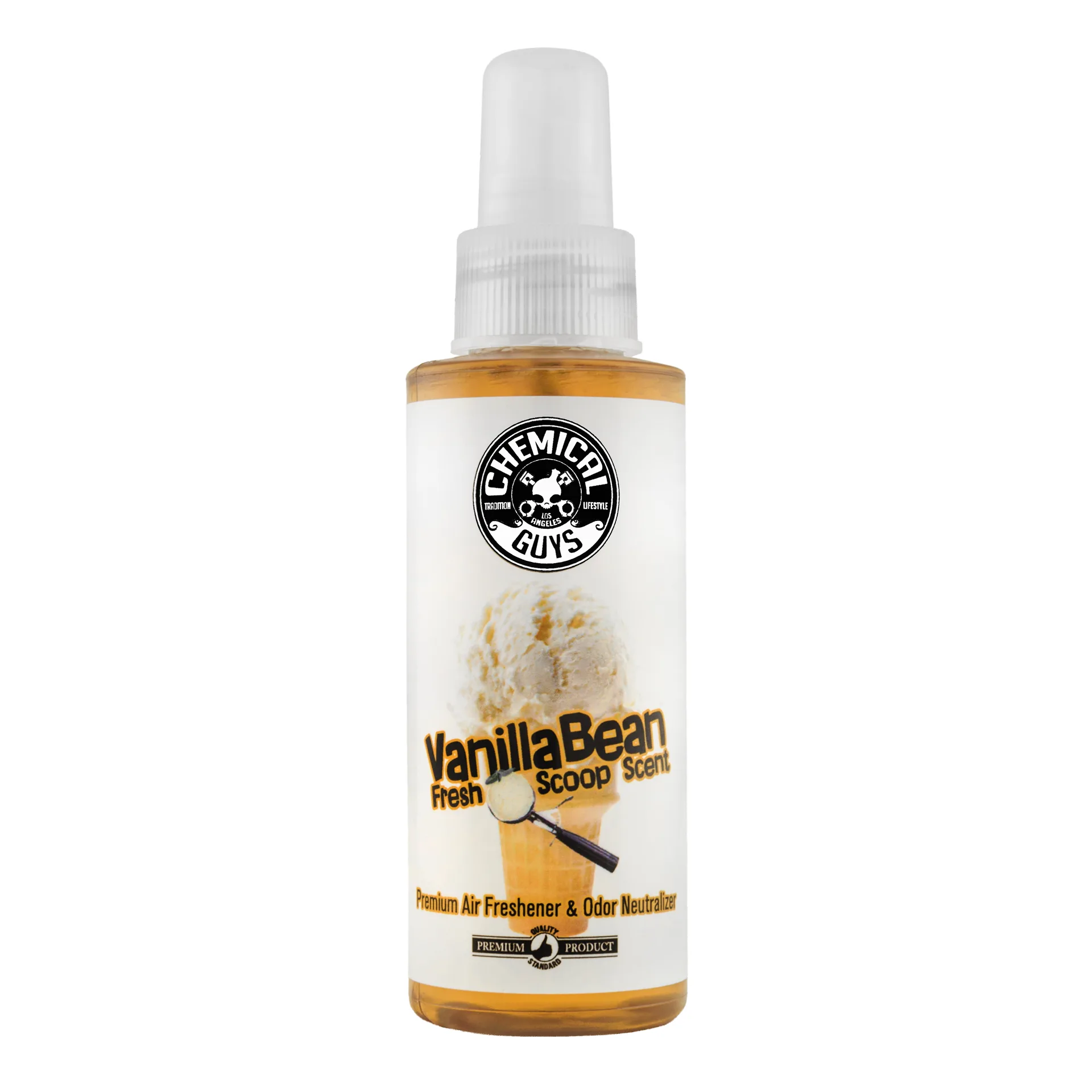 Chemical Guys Vanilla Bean Scent Air Freshener & Odor Eliminator 4 Ounce