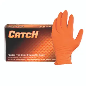 Orange Nitrile Exam Gloves | 8-9 mil Thickness | CATCH (AD-CAT450) | X-Large | Box of 100