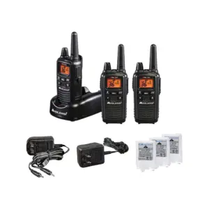 Midland LXT633VP3 Extended-Range Walkie Talkies | 3-Pack