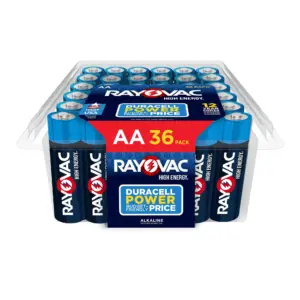 Rayovac High Energy AA Batteries (36 Pack) | Double A Batteries | Single