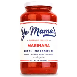 Yo Mama's Foods No Sugar Added | Low Carb | Marinara Sauce | 25 Ounce