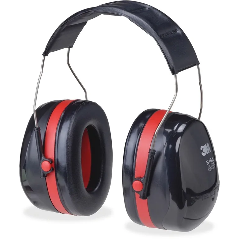 Peltor OPTIME 105 Twin Cup Earmuffs | Black | Red | 1 Each (Quantity)