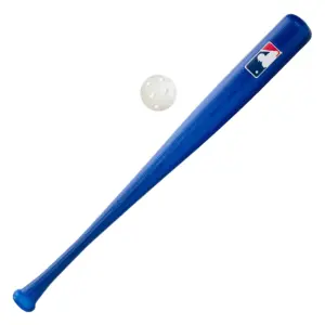 Franklin Sports MLB 30 Authentic Plastic Bat Baseball 24 (Premium Edition)