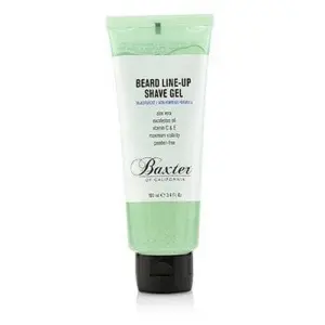 Beard Line-Up Shave Gel (Transparent/Non-Foaming Formula) 3.4oz (Premium Edition)