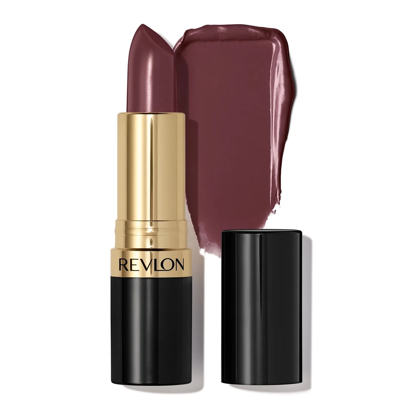 Revlon Super Lustrous Creme Lipstick | Creamy Formula | 045 Naughty Plum | Single