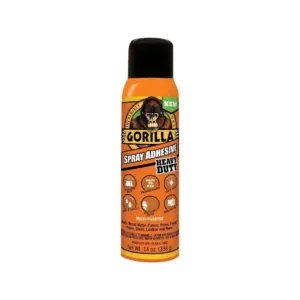 Gorilla 14 Ounce. Heavy-Duty Multi-Purpose Spray Adhesive 6301502 | 6 | 1