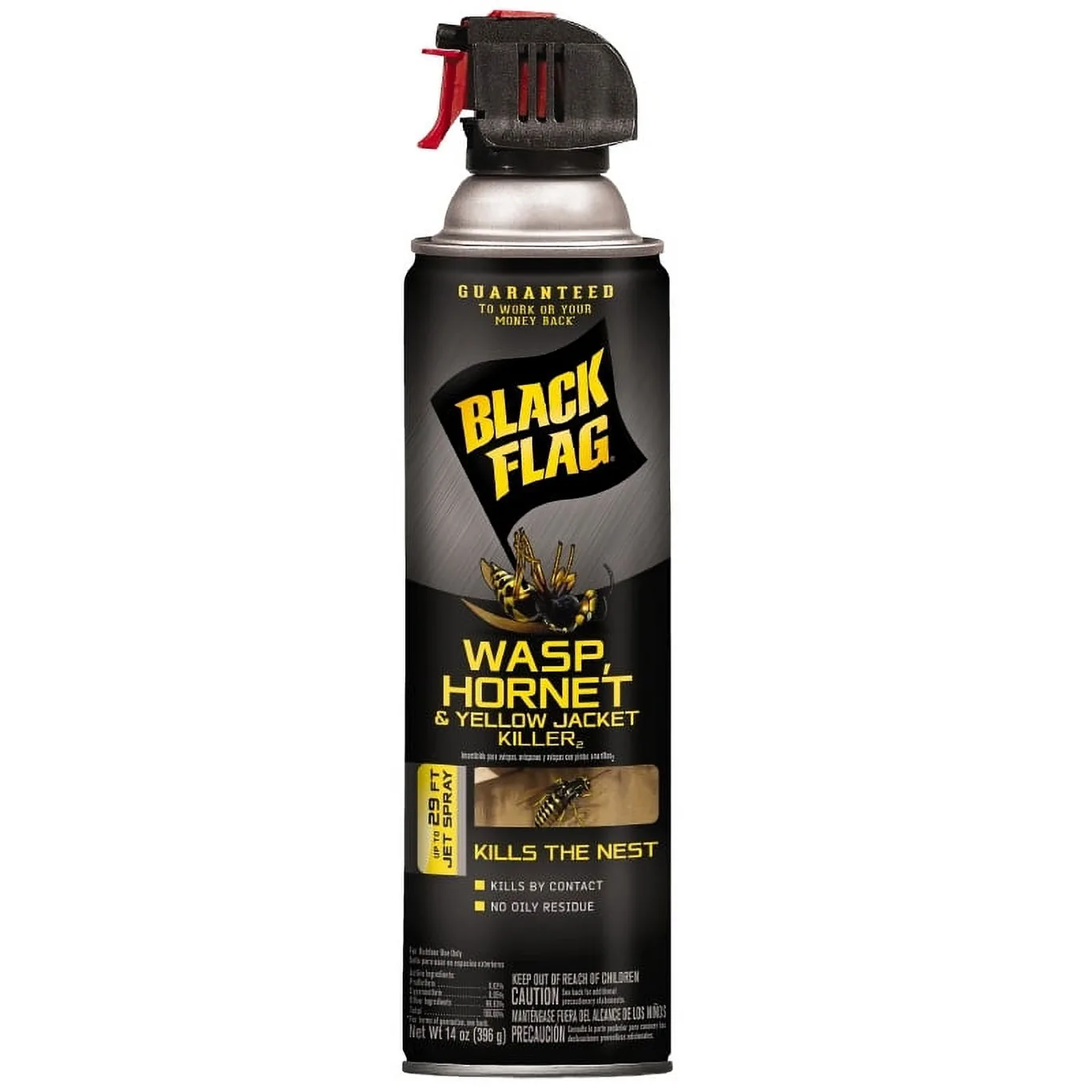 Black Flag HG-11123 Wasp | Hornet & Yellow Jacket Killer Spray 14 Ounce