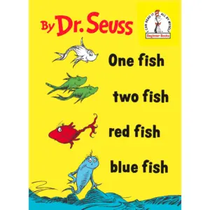 DR SEUSS: One Fish Two Fish Red Fish Blue Fish (Large type / large print edition) (Hardcover) (Premium Edition)
