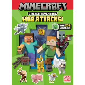 Minecraft Sticker Adventure: Mob Attacks! (Minecraft) (Paperback) (Premium Edition)