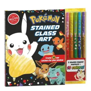 Pokemon Stained Glass Art (Hardcover) (Premium Edition)