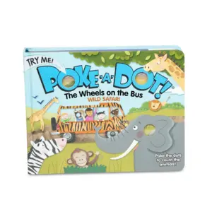 Melissa and Doug Poke a Dot Children's Book with Hardcover | 1.9 x 10.1 x 7.65'' | 20 Pages